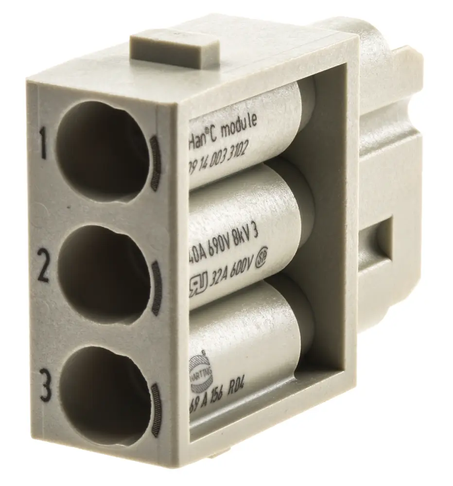 Aislante para conector industrial HARTING Hembra, serie Han-Modular | 9140033102