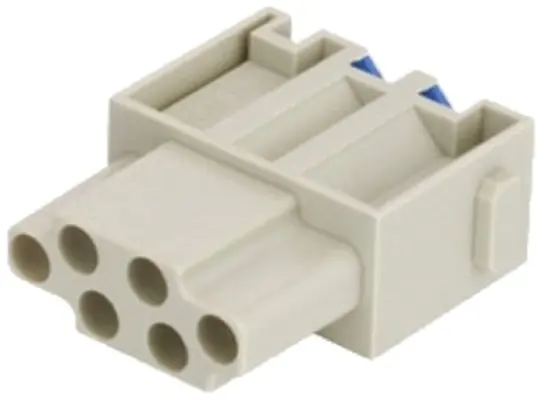 Aislante para conector industrial HARTING Hembra, serie Han-Modular, para utilizar con Módulo de bloqueo rápido Han E | ...