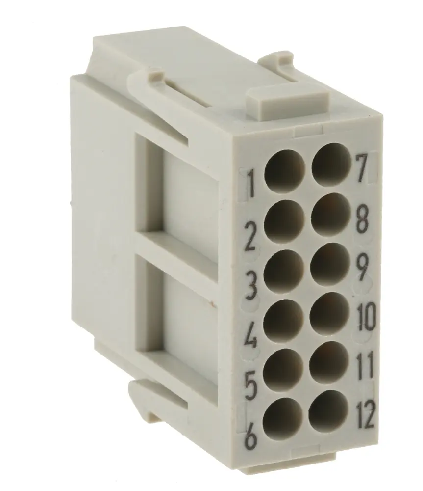 Aislante para conector industrial HARTING Macho, serie Han-Modular | 9140123001