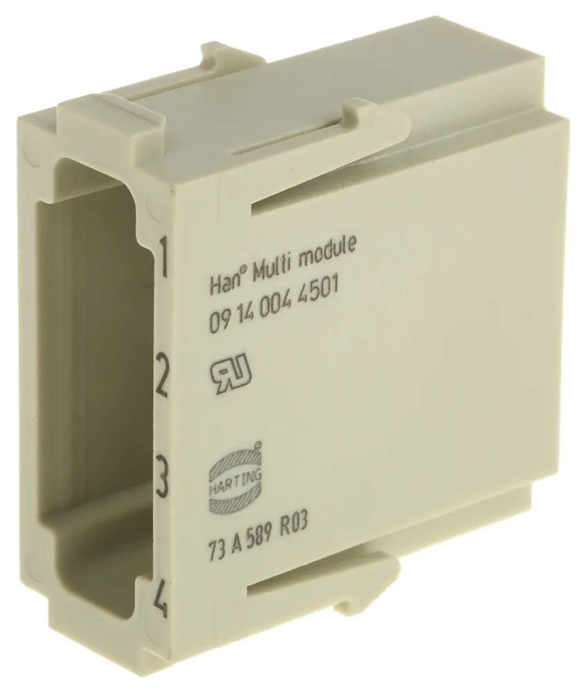 Aislante para conector industrial HARTING Macho, serie Han-Modular | 9140044501