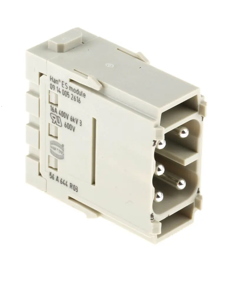 Aislante para conector industrial HARTING Macho, serie Han-Modular | 9140052616