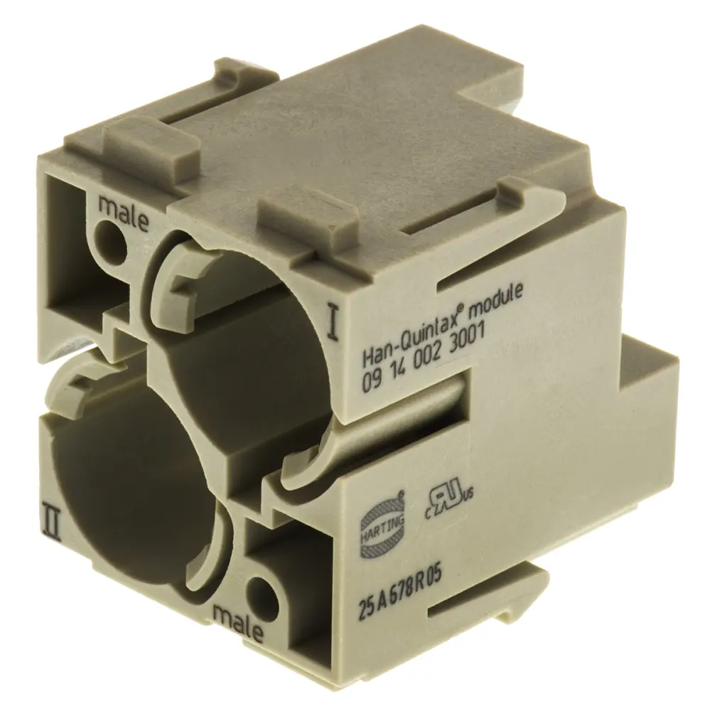 Aislante para conector industrial HARTING Macho, serie Han-Modular | 9140023001