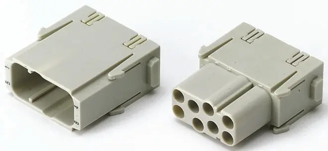 Aislante para conector industrial HARTING Macho, serie Han-Modular, para utilizar con Conectores de alimentación de altas...