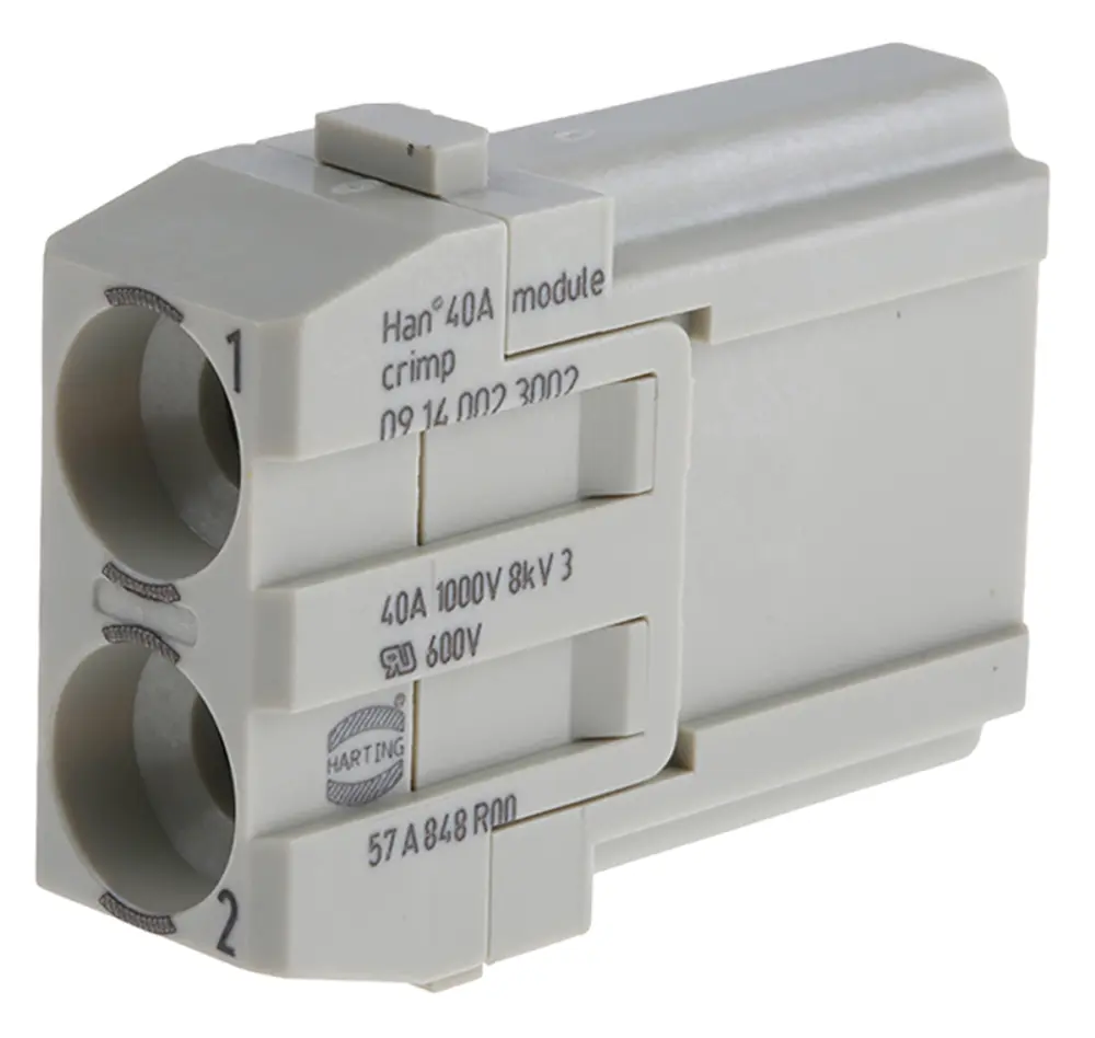 Aislante para conector industrial HARTING Macho, serie Han-Modular | 9140023002