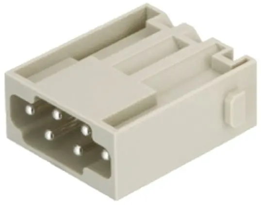 Aislante para conector industrial HARTING Macho, serie Han-Modular, para utilizar con Módulo de bloqueo rápido Han E | 9...
