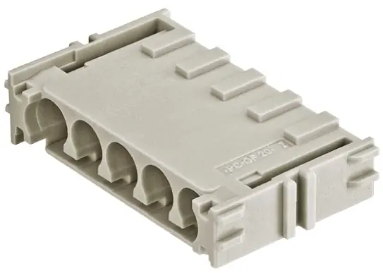 Aislante para conector industrial HARTING, serie Han-Yellock, para utilizar con Conectores de alimentación de altas | 110...