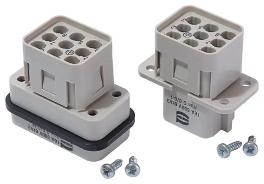 Inserto de conector de potencia HARTING Hembra, serie Han Q | 9120083101