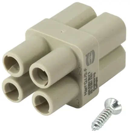 Inserto de conector de potencia HARTING Hembra, serie Han-Modular | 9120043151