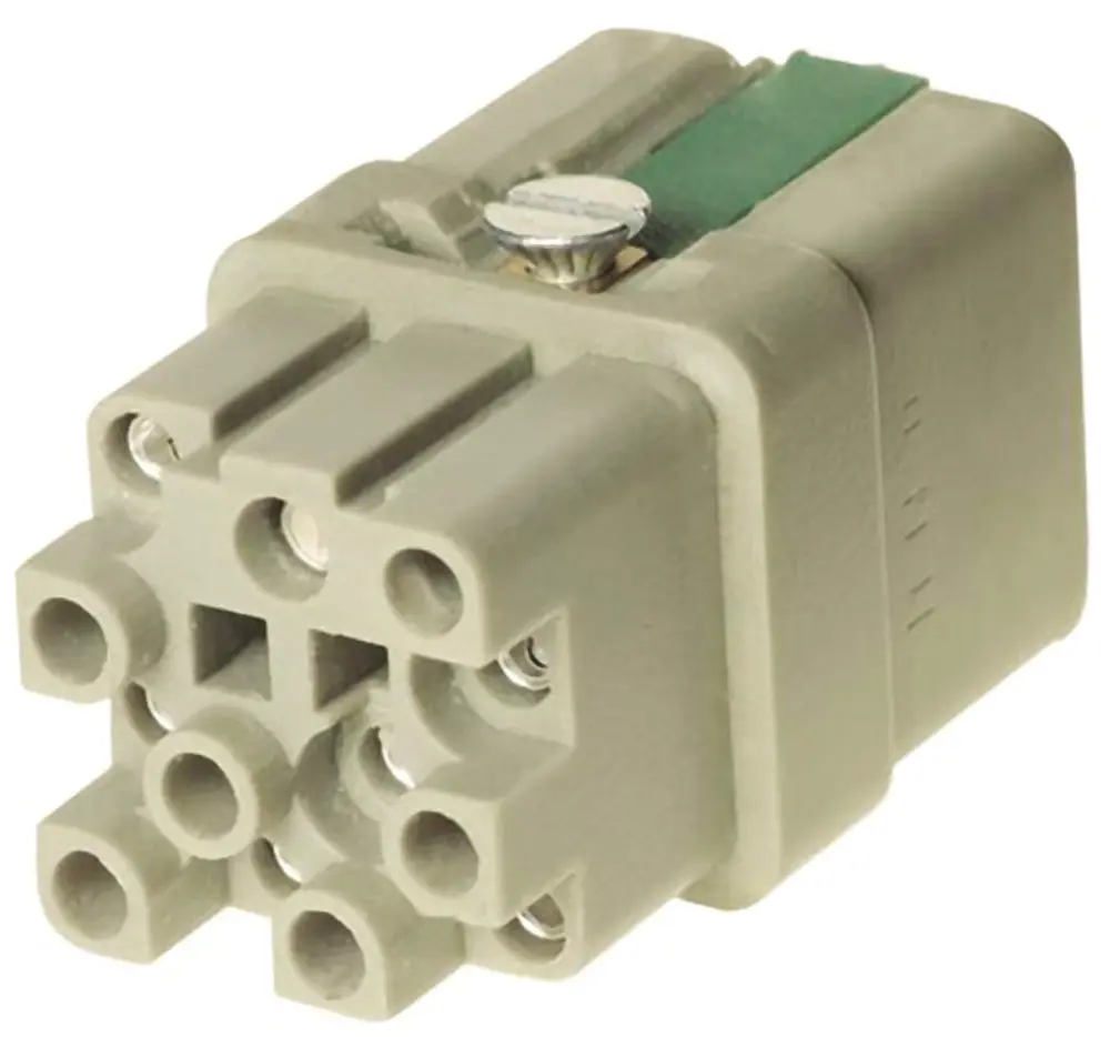 Inserto de conector de potencia HARTING Hembra, serie HAN Q | 9120123101