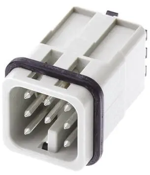 Inserto de conector de potencia HARTING Macho, serie Han D | 9210072632