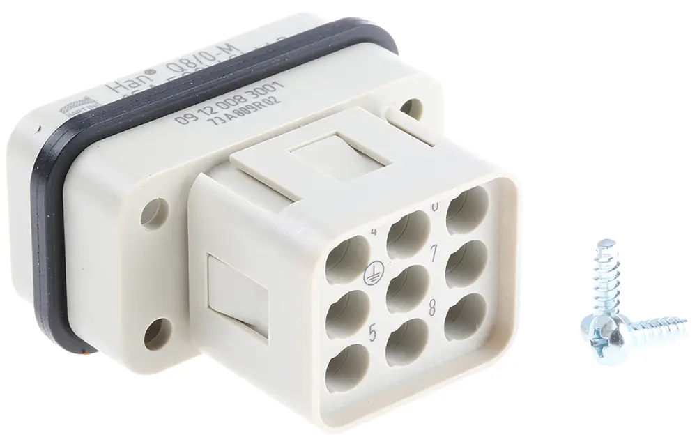 Inserto de conector de potencia HARTING Macho, serie Han Q | 9120083001