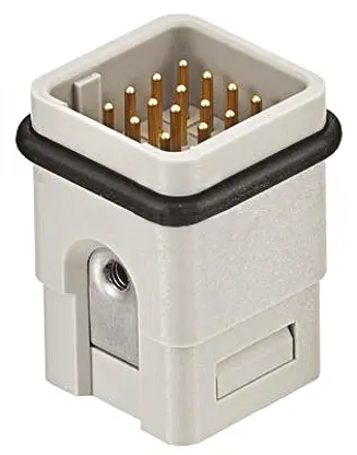 Inserto de conector de potencia HARTING Macho, serie Han Q, para utilizar con Conectores industriales | 9120213001