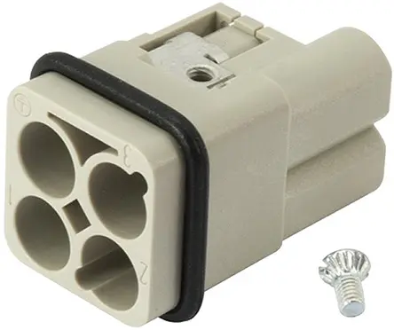Inserto de conector de potencia HARTING Macho, serie Han-Modular | 9120033051