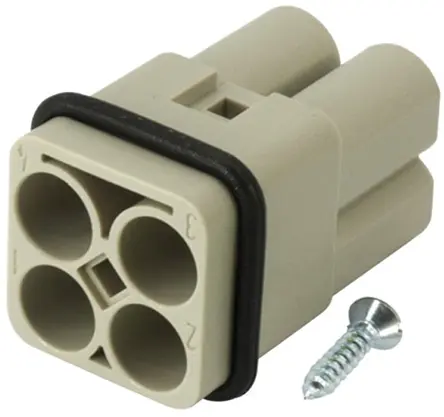 Inserto de conector de potencia HARTING Macho, serie Han-Modular | 9120043051