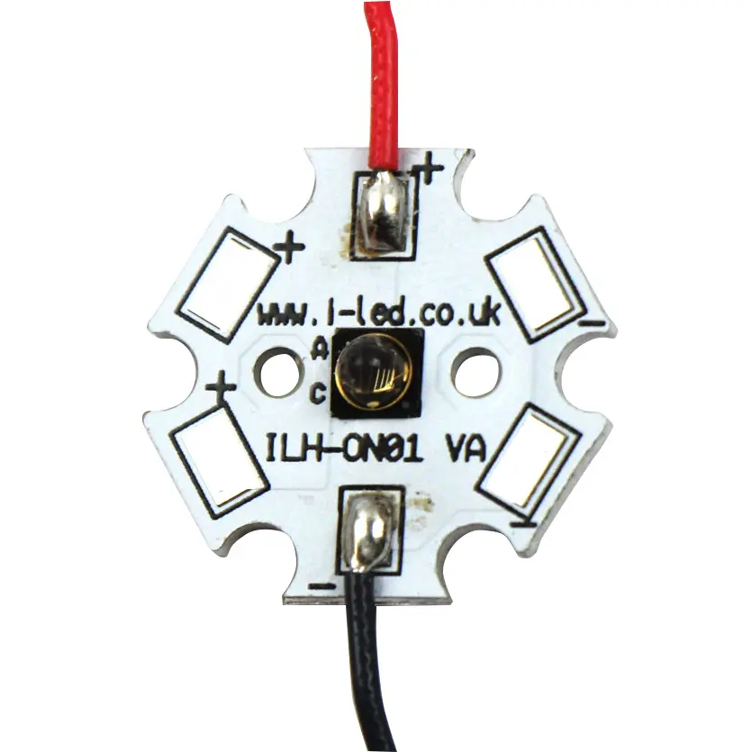 Estrella de LED ILS, Infrarrojo (3900K), 370 W/sr | ILH-7M01-FRED-SC201-WIR200. Intelligent LED Solutions