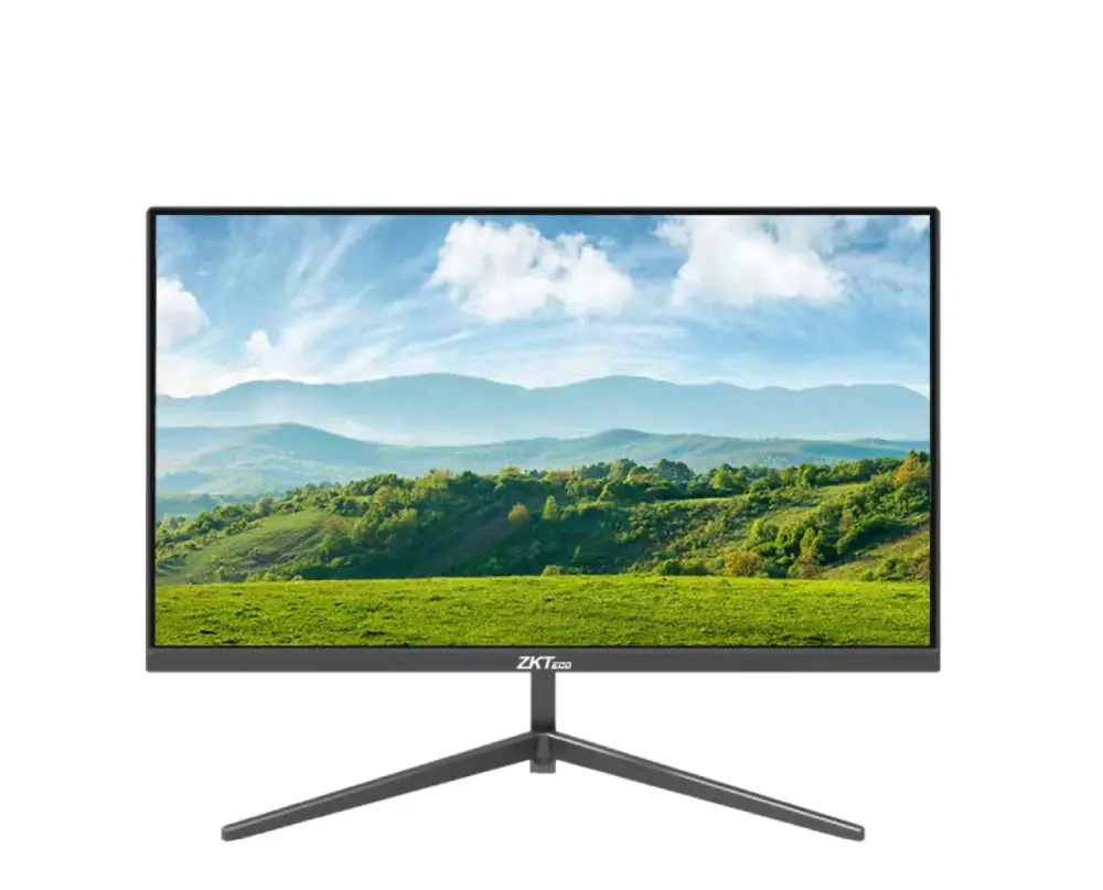 Monitor ZkTeco Full HD de 24 Pulgadas / Resolución 1920 x 1080 / Dispone de Cable HDMI