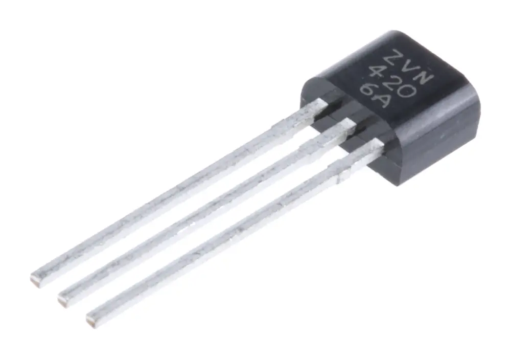 MOSFET DiodesZetex ZVN4206A, VDSS 60 V, ID 600 mA, Línea E de 3 pines, , config. Simple