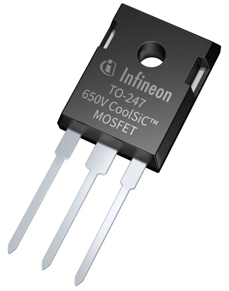 MOSFET Infineon IMW65R048M1HXKSA1, VDSS 650 V, ID 39 , TO-247 de 3 pines