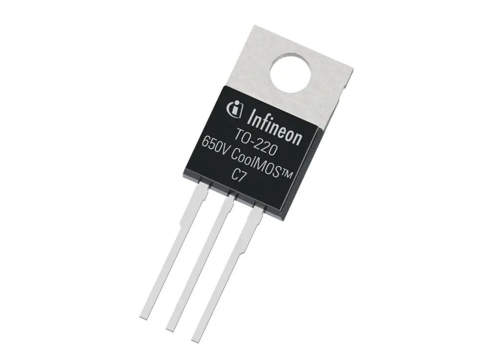 MOSFET Infineon IPP65R095C7XKSA1, VDSS 700 V, ID 24 , PG-TO 220