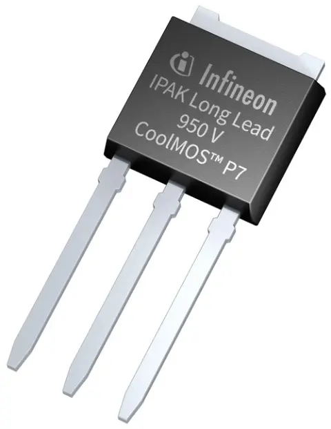 MOSFET Infineon IPU95R450P7AKMA1, VDSS 950 V, ID 14 , PG-TO251-3-U04