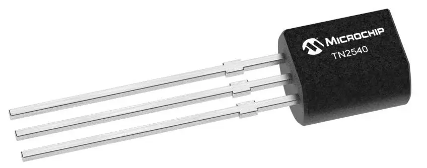 MOSFET Microchip TN2540N3-G, VDSS 400 V, TO-92