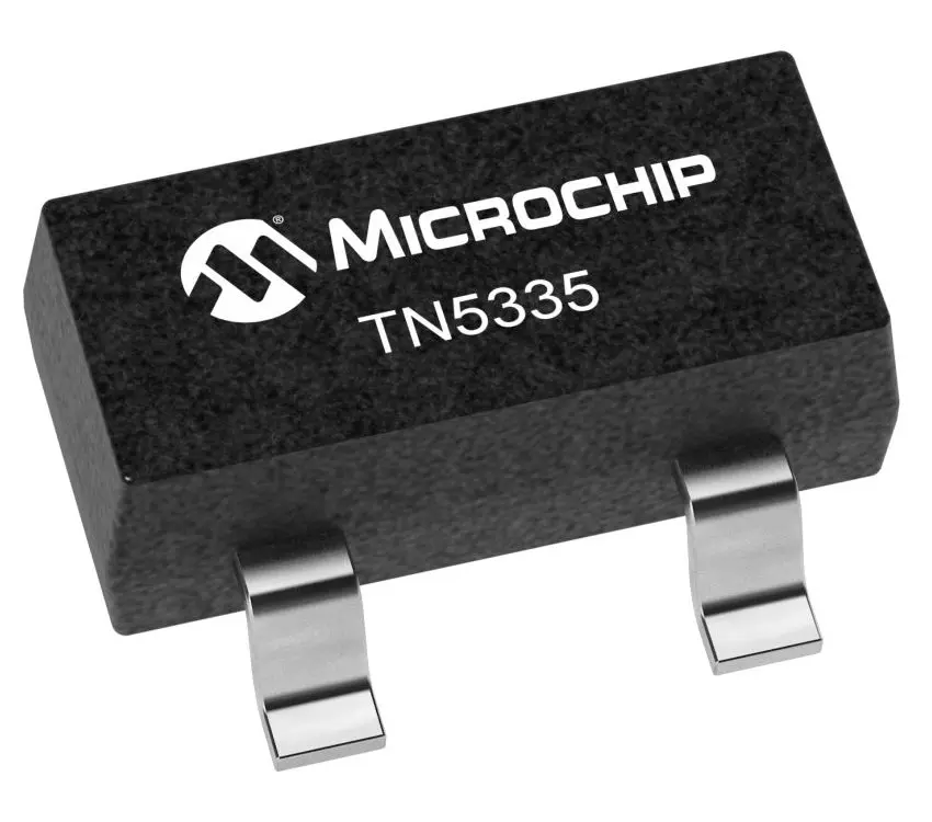MOSFET Microchip TN5335K1-G, VDSS 350 V, SOT-23