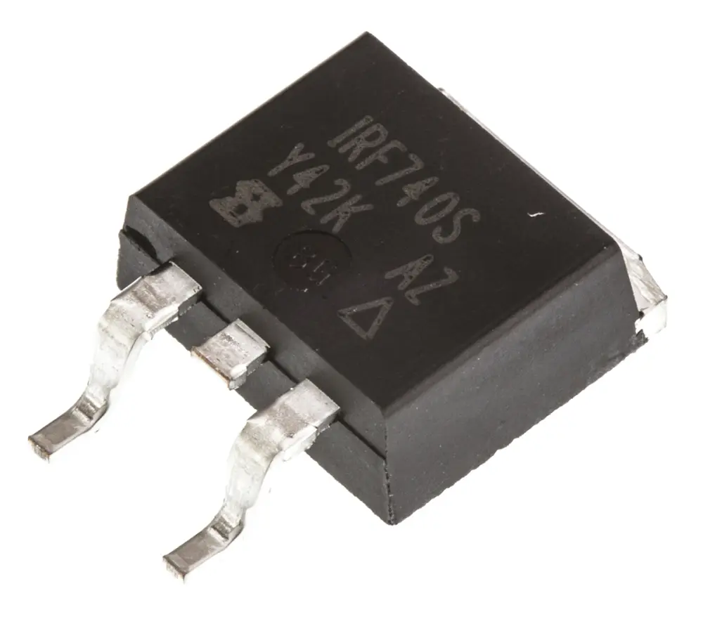 MOSFET Vishay IRF740SPBF, VDSS 400 V, ID 10 , D2PAK (TO-263) de 3 pines,, config. Simple