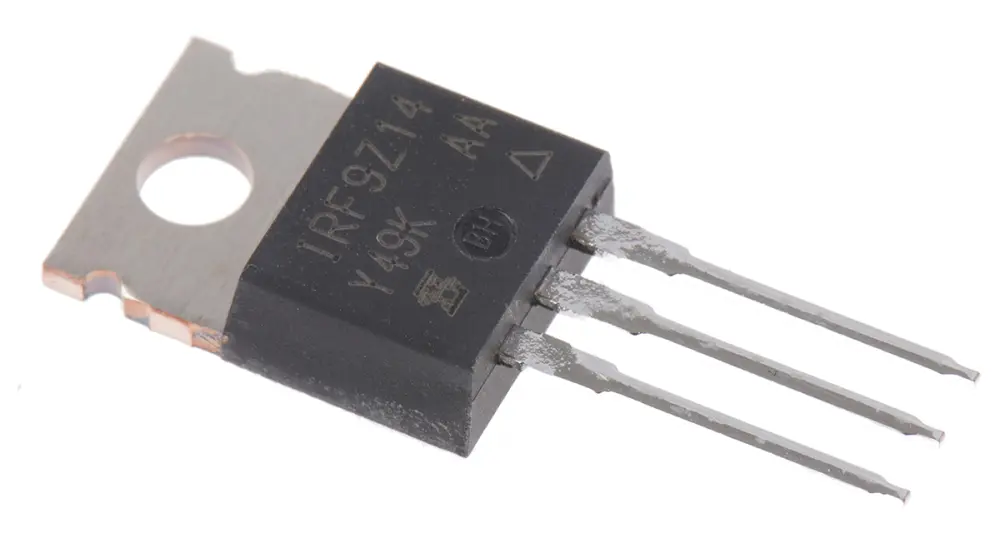 MOSFET Vishay IRF9Z14PBF, VDSS 60 V, ID 6,7 , TO-220AB de 3 pines,, config. Simple