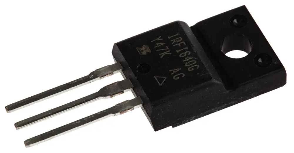MOSFET Vishay IRFI640GPBF, VDSS 200 V, ID 9,8 , TO-220FP de 3 pines,, config. Simple
