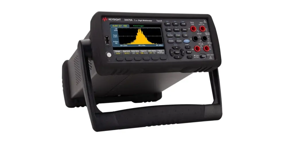 Multímetro de banco Keysight Technologies 34470 , calibrado RS, 1000V ac/1000V dc, 10A ac/10A dc, TRMS, CAT II | 34470A