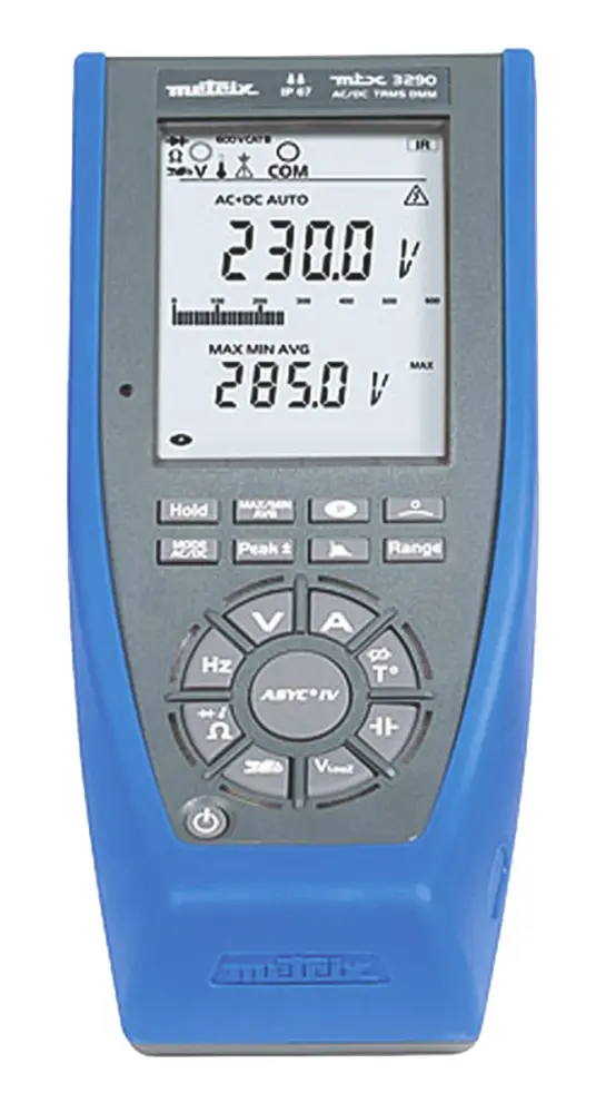 Multímetro Metrix MTX 3290, 600V ac/600V dc, 20A ac/20A dc, TRMS, CAT III, CAT IV | MTX3290