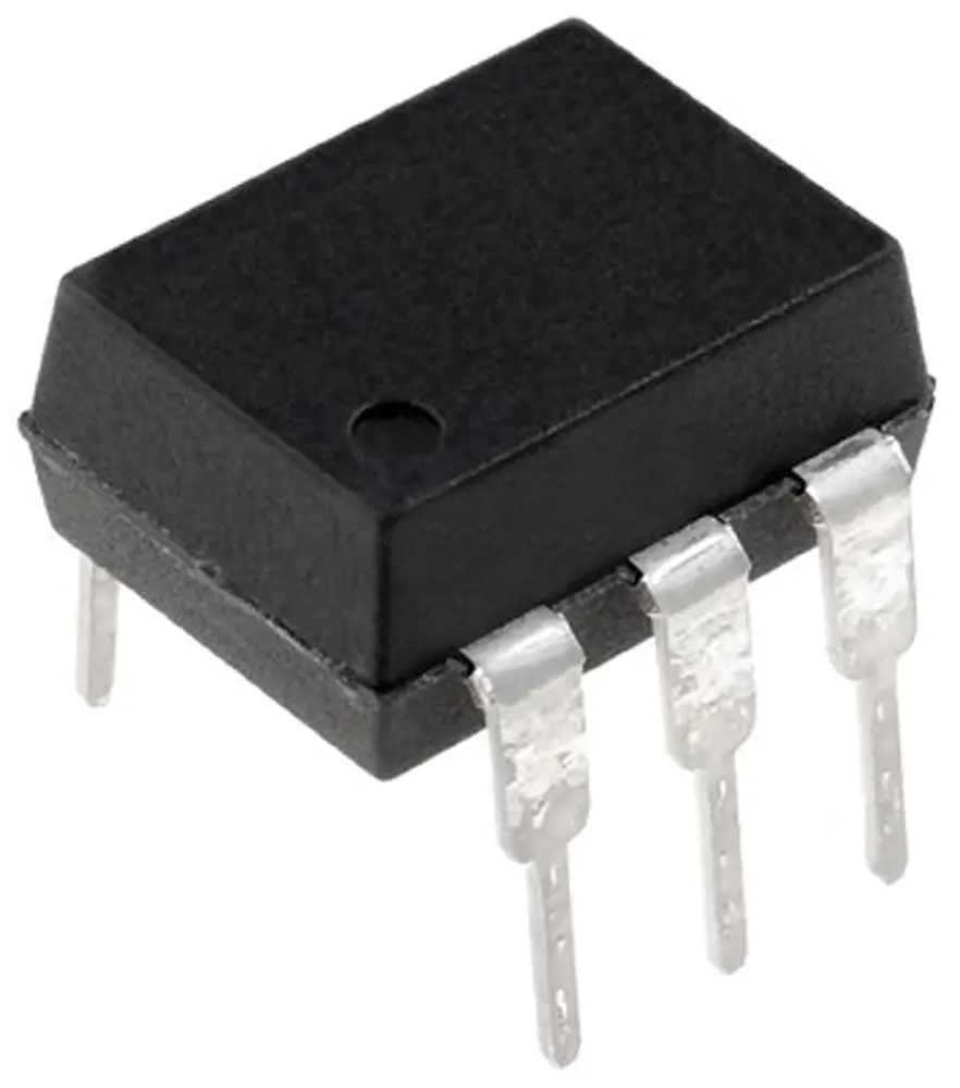 Optoacoplador Isocom 4N35 de 1 canal, Vf= 1.5V, Viso= 5,3 kVrms, 7.500 V Pk, . DC, OUT. Transistor, mont. pasante, | 4N35X V2