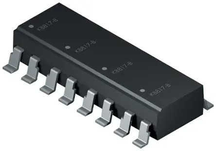 Optoacoplador Isocom TLP521 de 4 canales, Vf= 1.3V, Viso= 5,3 kVrms, OUT. Fototransistor, mont. superficial, | TLP521-4SM