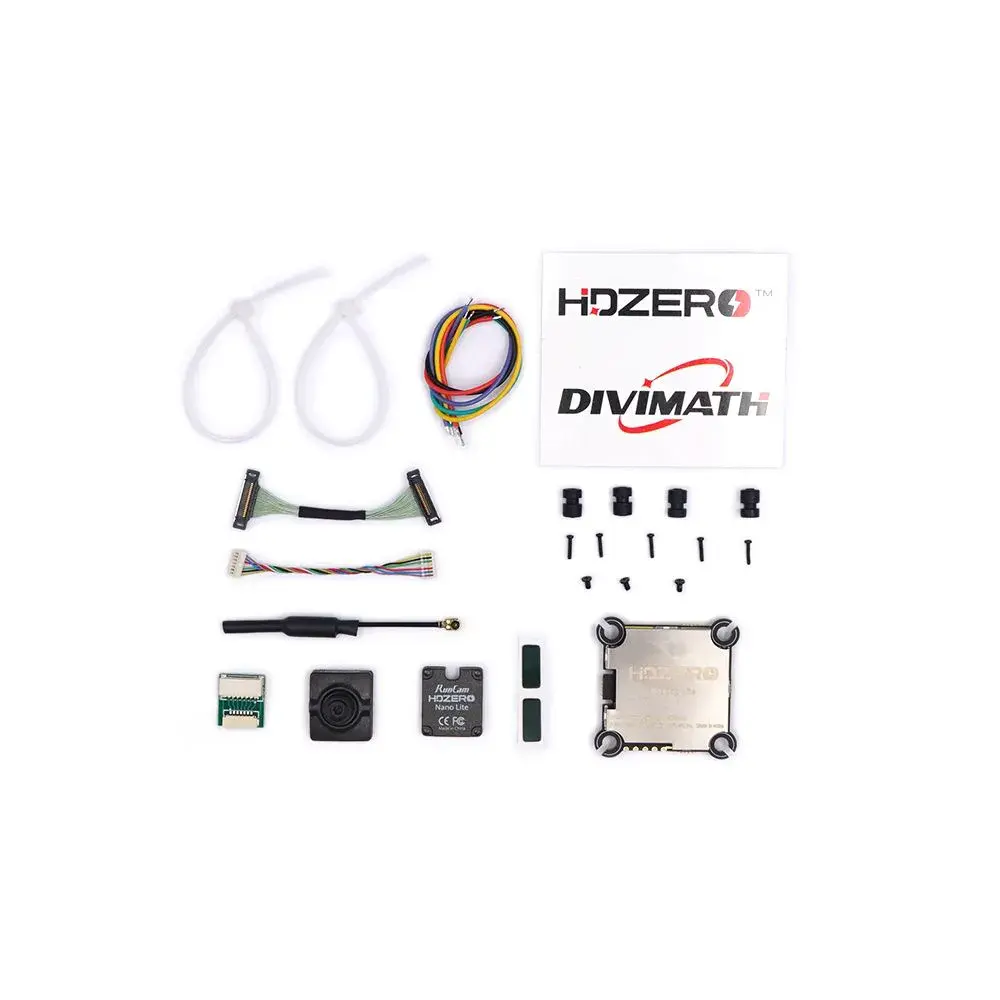Paquete HDZero Whoop Lite VTX con cámara Nano Lite para Grabación de Eventos