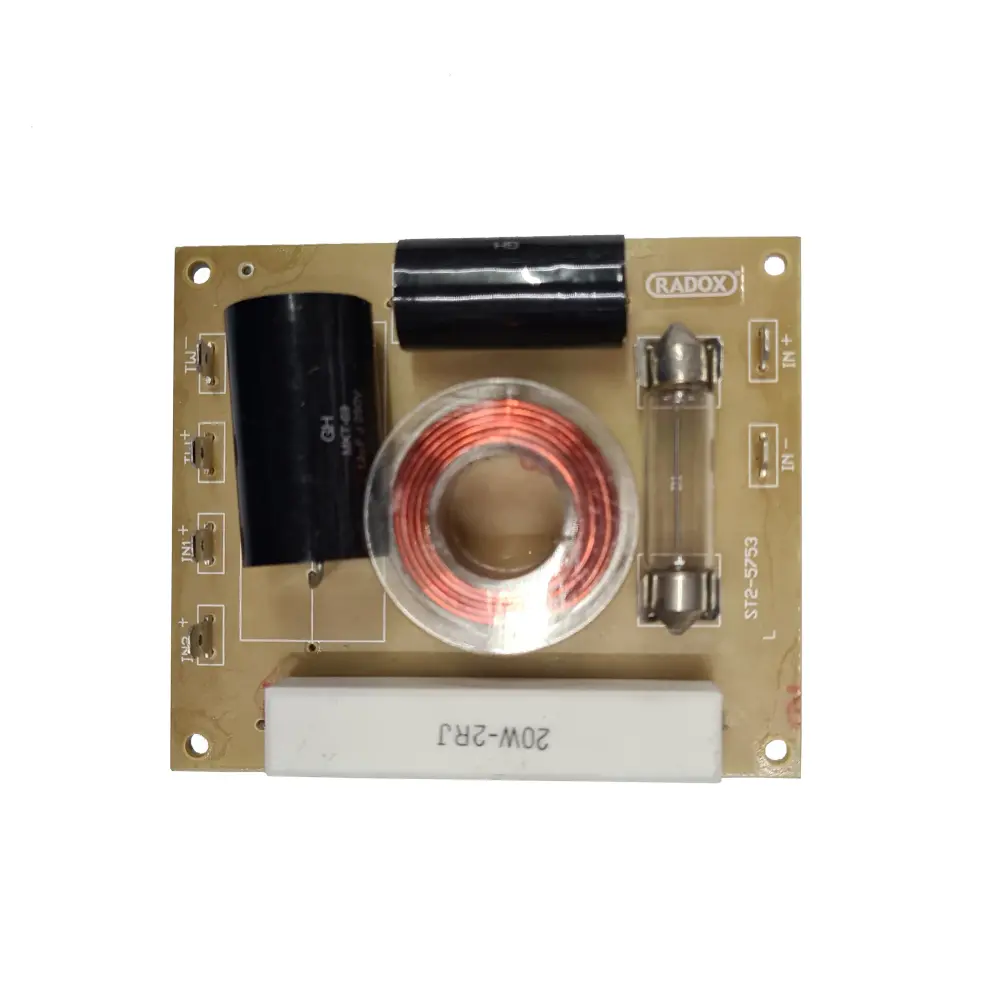 Certificado de Calidad CROSSOVER 6-8 OHMS 100w, SOLO AGUDOS RADOX 140-787