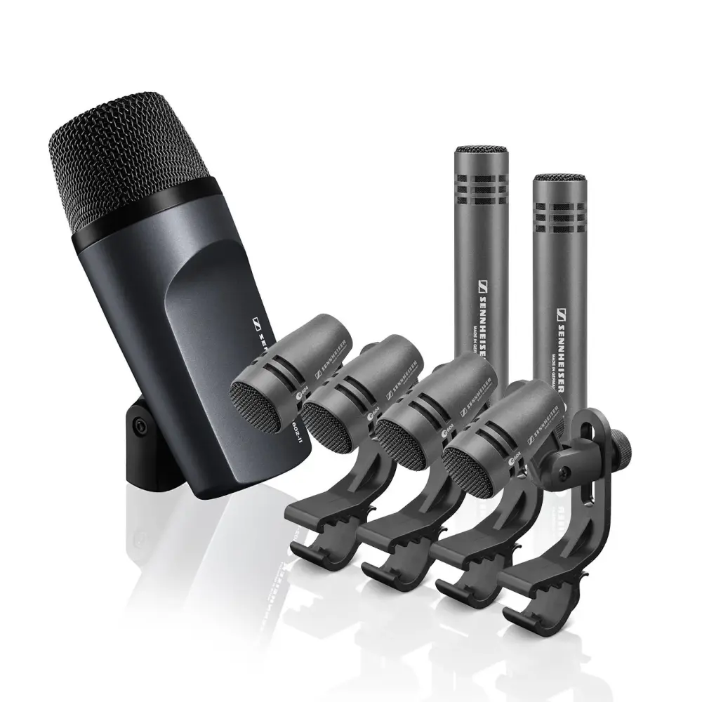 KIT DE MICRÓFONOS DE EDICIÓN LIMITADA PARA BATERÍ DE 7 MICRÓFONOS, SENNHEISER DRUMKIT600