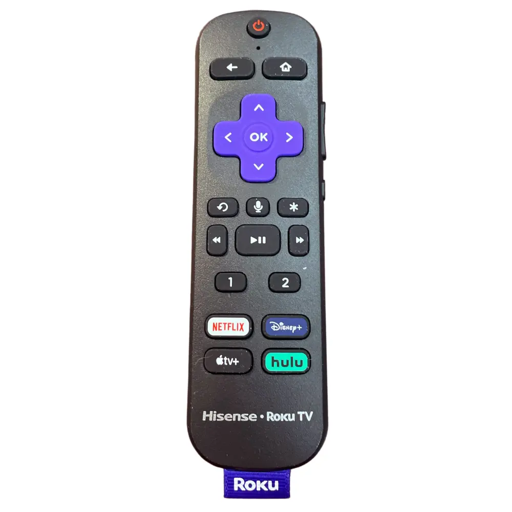 Control remoto para TV Hisense RCMC5 ROKU RF con voz y conector para auriculares - 3226001169 | 4K | HDR |
