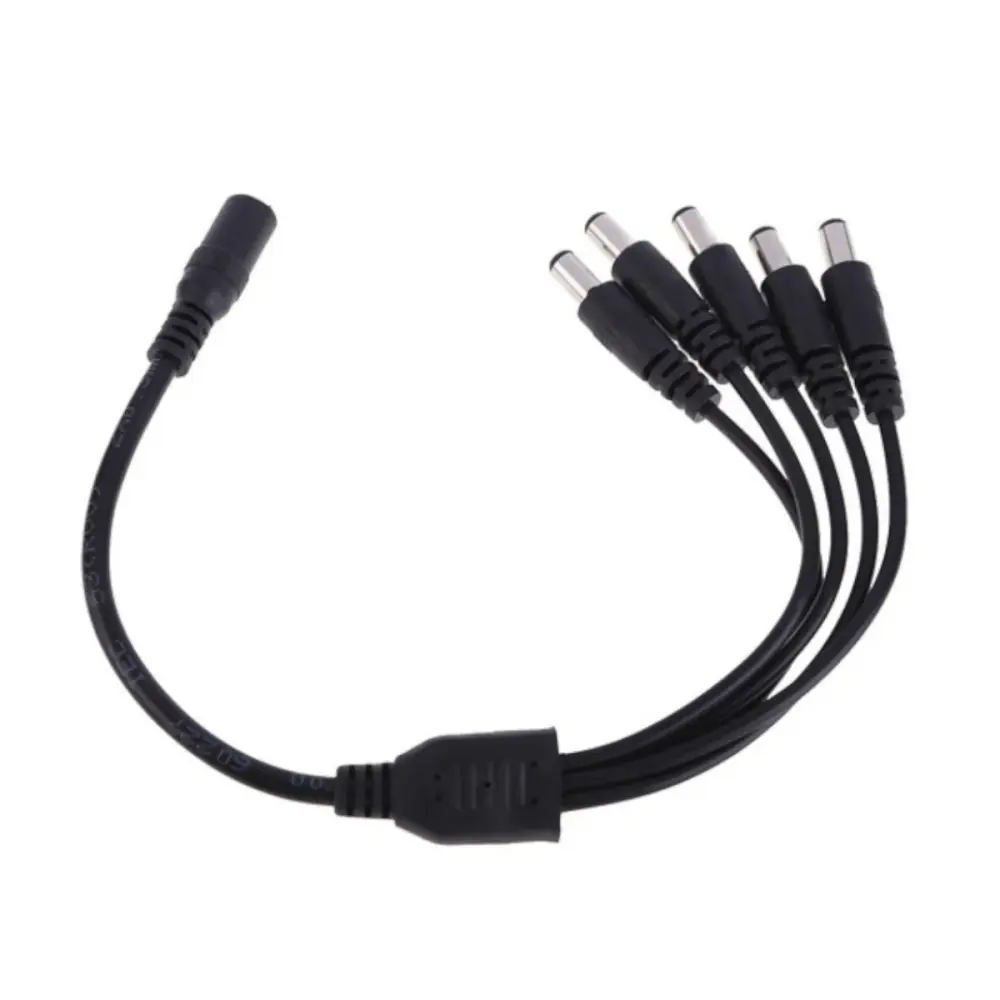 Divisor de Cable DC Tipo Pulpo con 1 Entrada y 5 Salidas