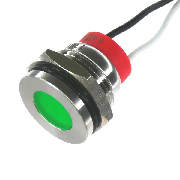Panel LED LED CML Innovative Technologies PL14SL, Blanco, Ø montaje 14mm, 240V, IP67 | PL14SL166