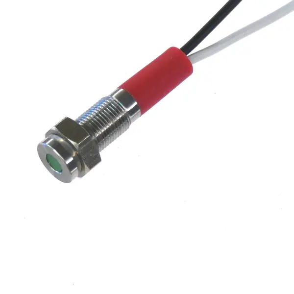 Panel LED LED CML Innovative Technologies PL06SL, Verde, Ø montaje 6mm, 240V, IP67 | PL06SL026