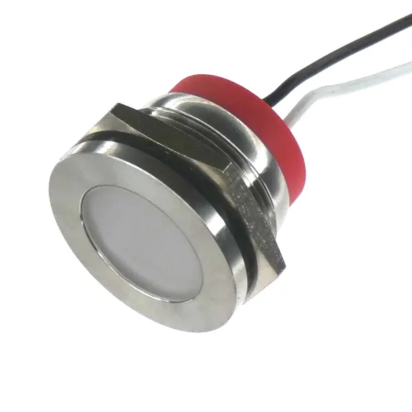 Panel LED LED CML Innovative Technologies PL22SL, Blanco, Ø montaje 22mm, 110V, IP67 | PL22SL065