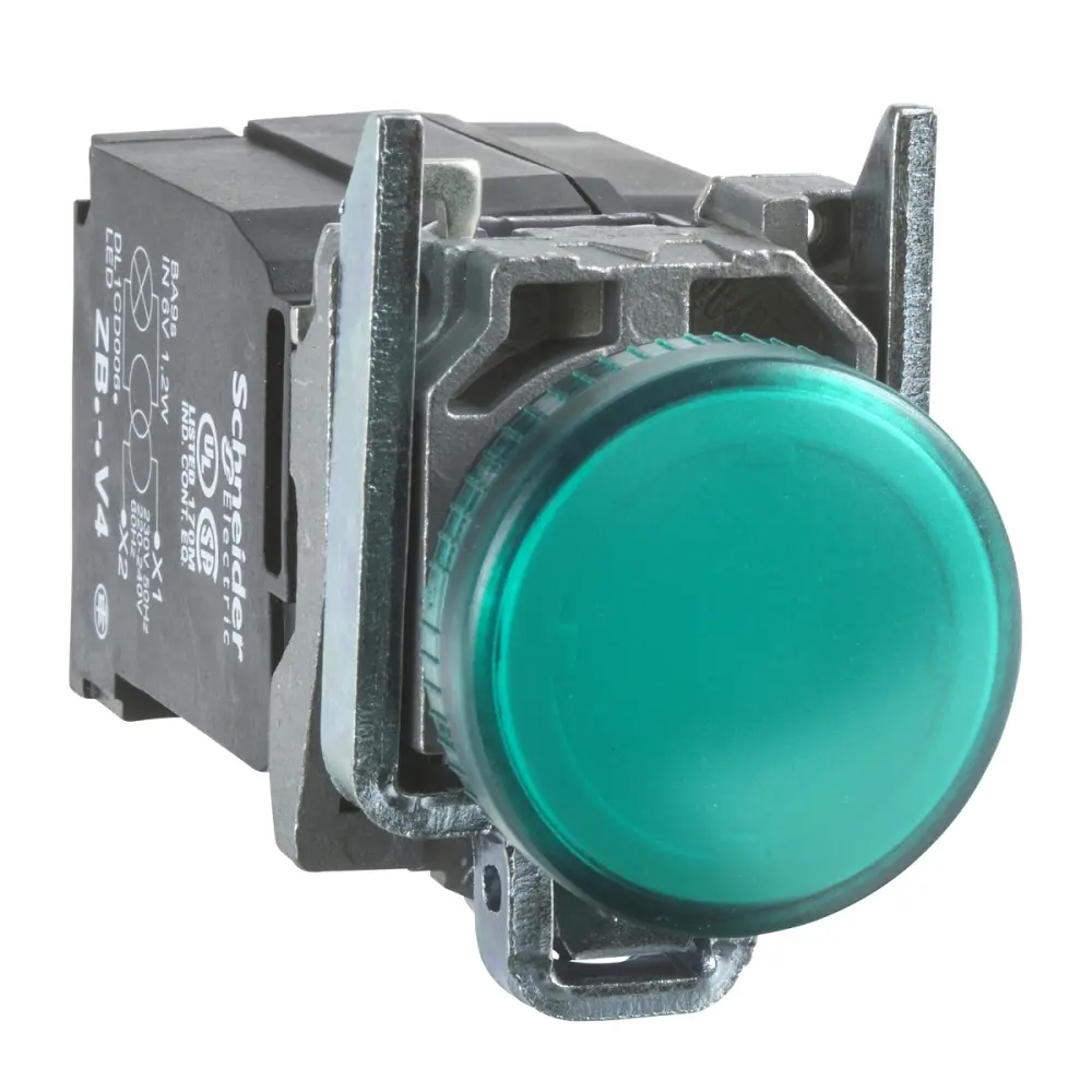 Luz piloto completa, diámetro 22mm | XB4BV43 Schneider Electric