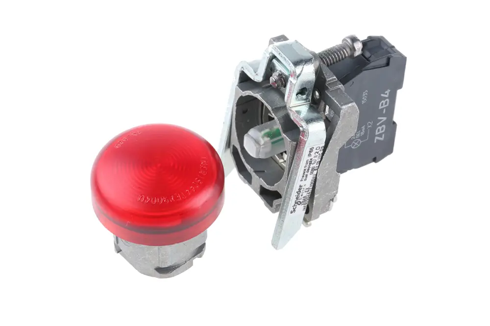 Luz piloto, LED, diámetro 22mm, IP65 | XB4BVB4EX Schneider Electric