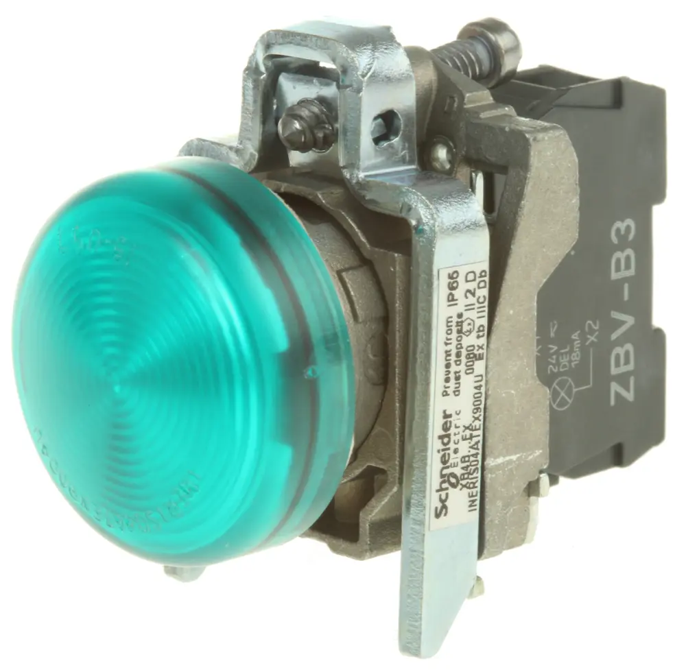 Luz piloto, LED, diámetro 22mm, IP65 Harmony XB4 | XB4BVB3EX Schneider Electric