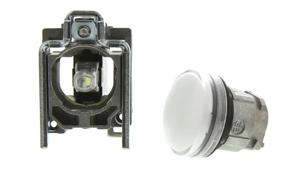 Luz piloto, Universal LED, diámetro 22mm, IP66, IP67, IP69(IP69K) Harmony XB4 | XB4BVM1 Schneider Electric