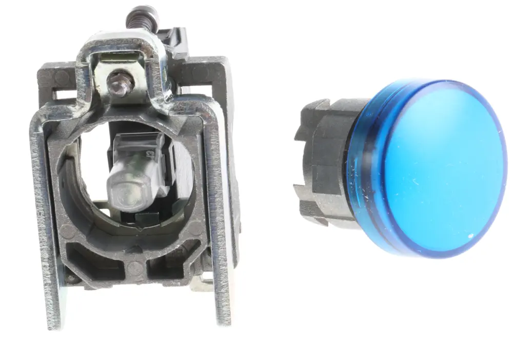 Luz piloto, Universal LED, diámetro 22mm, IP66, IP67, IP69(IP69K) Harmony XB4 | XB4BVB6 Schneider Electric