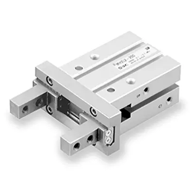 Mordaza neumática SMC, 2 dedos, Acción Doble | MHZL2-20D2