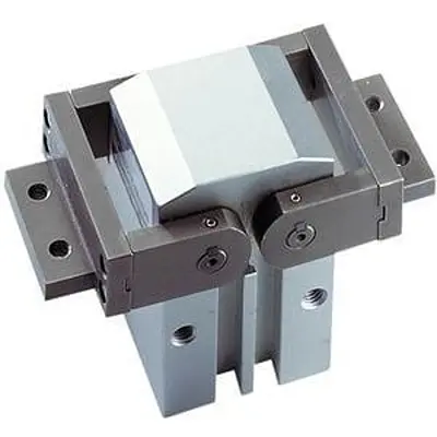 Mordaza neumática SMC, 2 dedos, Acción Doble | MHW2-40D