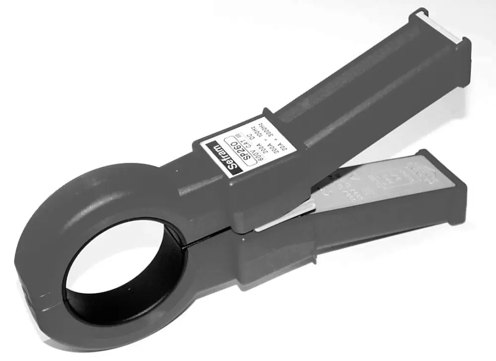 Pinza amperimétrica Sefram SP 261, para corriente hasta 2kA ac / 600A dc