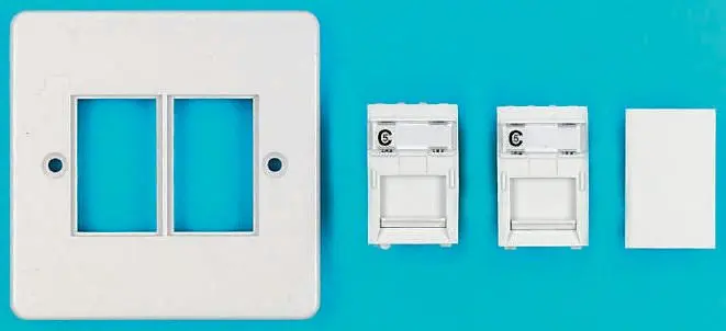 Módulo de tapa ciega MK Electric RJ45 | K170 WHI